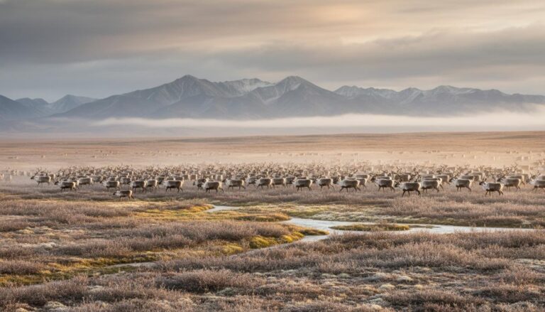 Арктические карибу: популяция в центре нефтяных споров сократилась на треть