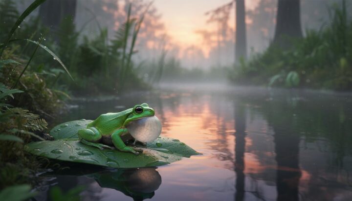Лягушки поют о климате: как тепло влияет на их брачные ритуалы