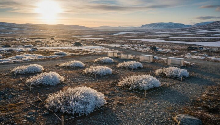Арктический парадокс: ледяной плен делает растения сильнее