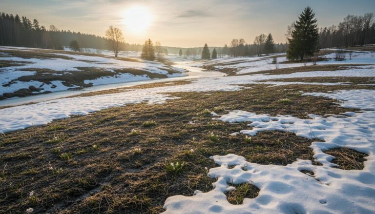 Северное полушарие теряет снег: весна наступает все раньше