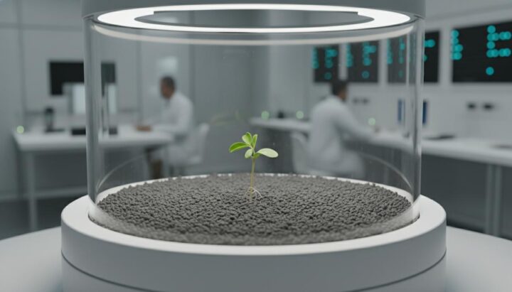 Лунное меню: ученые вырастили нут в имитации грунта с Луны