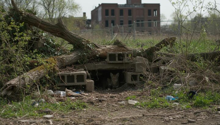 Исследование в США: городские койоты избегают контактов с человеком