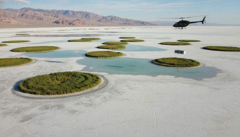 Глубинный резервуар под Большим Соленым озером: как пресная вода сдержит пыль