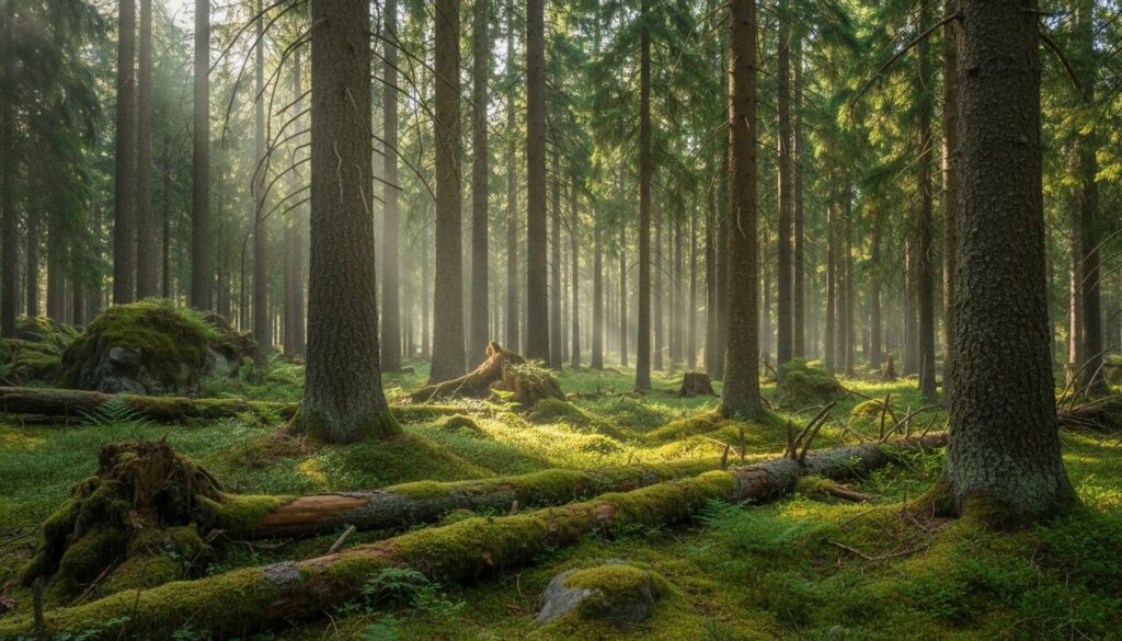 Исследование: нетронутые леса Швеции удерживают на 83% больше углерода