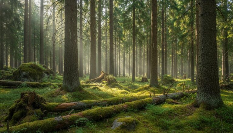 Исследование: нетронутые леса Швеции удерживают на 83% больше углерода