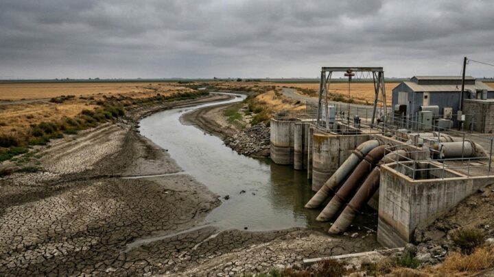 Сельское хозяйство Калифорнии лишает воды лососей и осетров