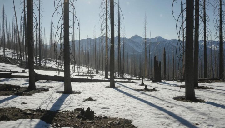 Водные ресурсы под угрозой: пожары ускоряют зимнее таяние снегов