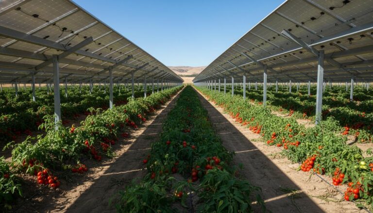 Солнечные панели на фермах: агровольтаика сократила расход воды вдвое